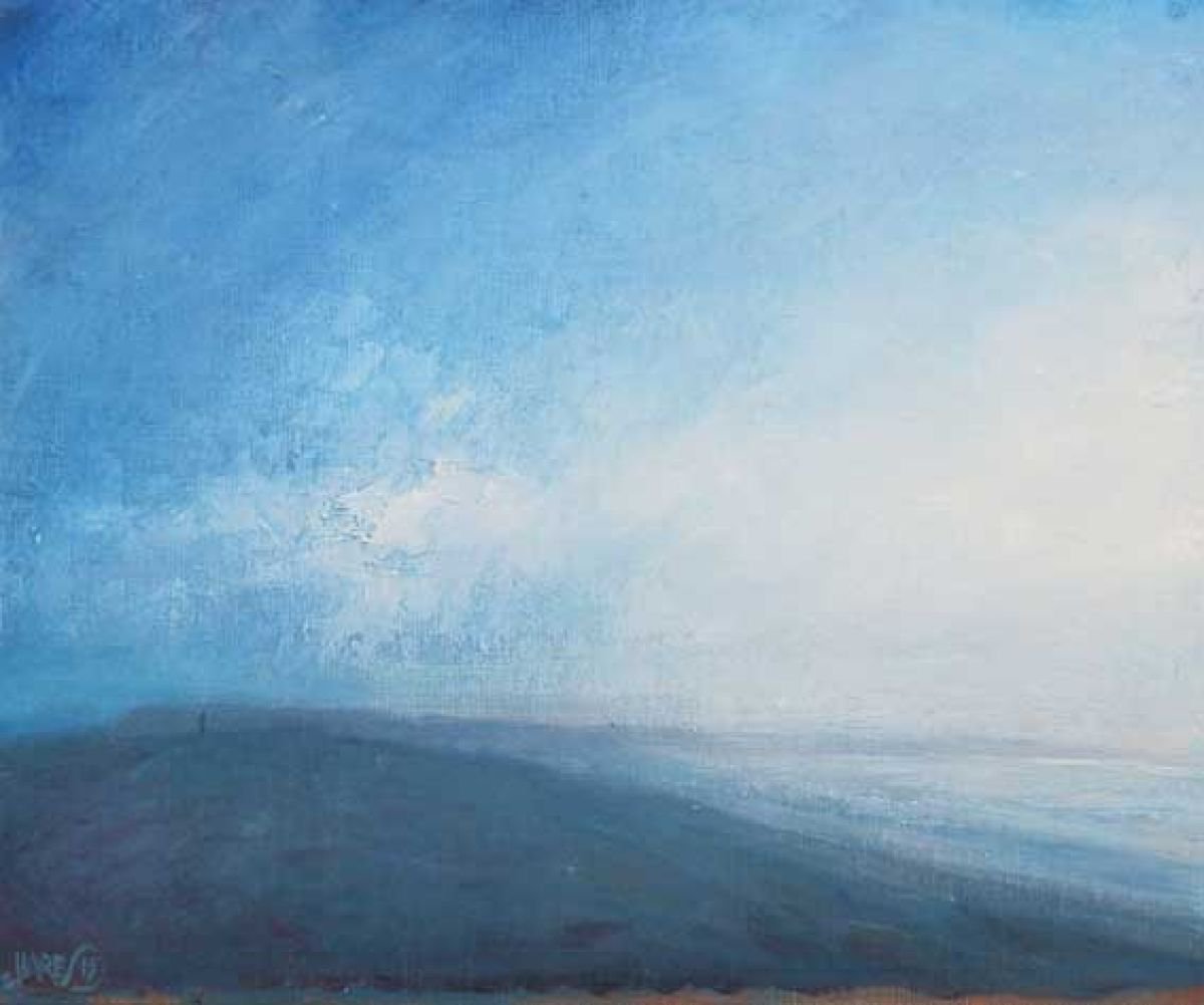 Portland From Chesil Beach by Derek Hare