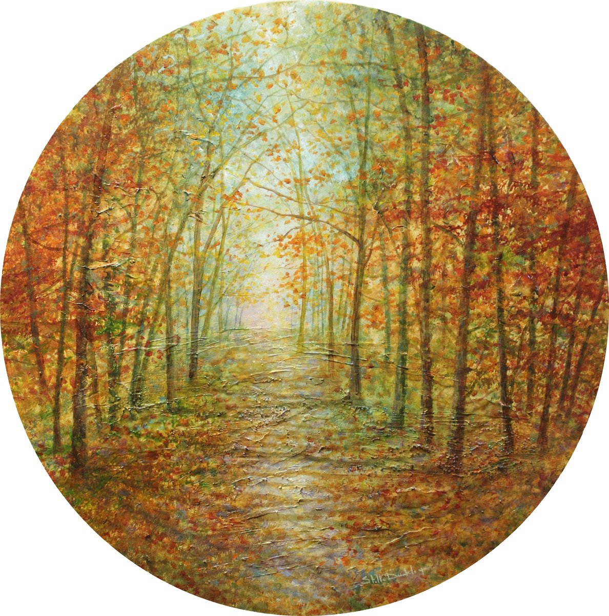 Autumn Trees II by Stella Dunkley