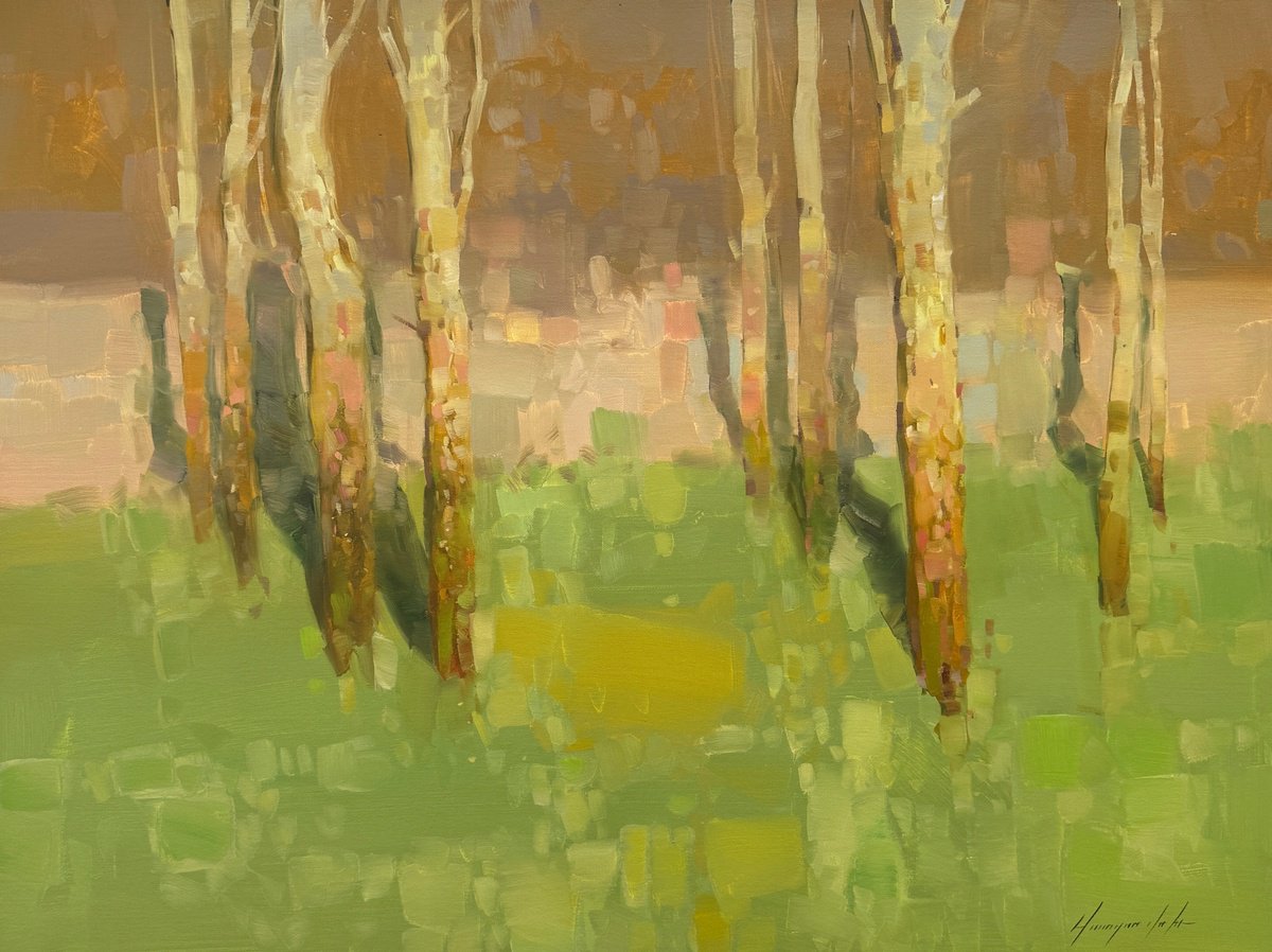 Birches Trees by Vahe Yeremyan