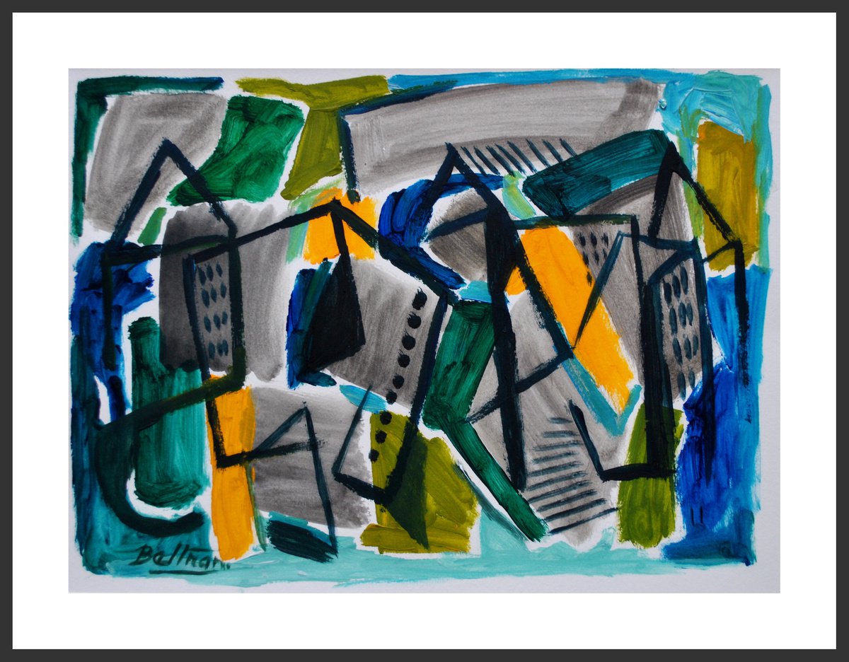 Abstraction emeraude by Pierre-Yves Beltran
