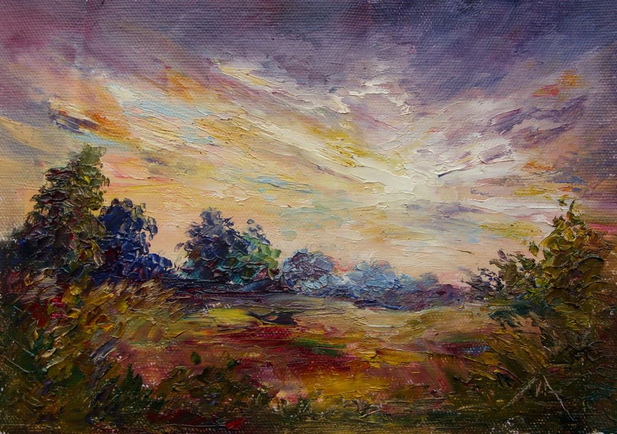 Evening by Liubov Ponomarova
