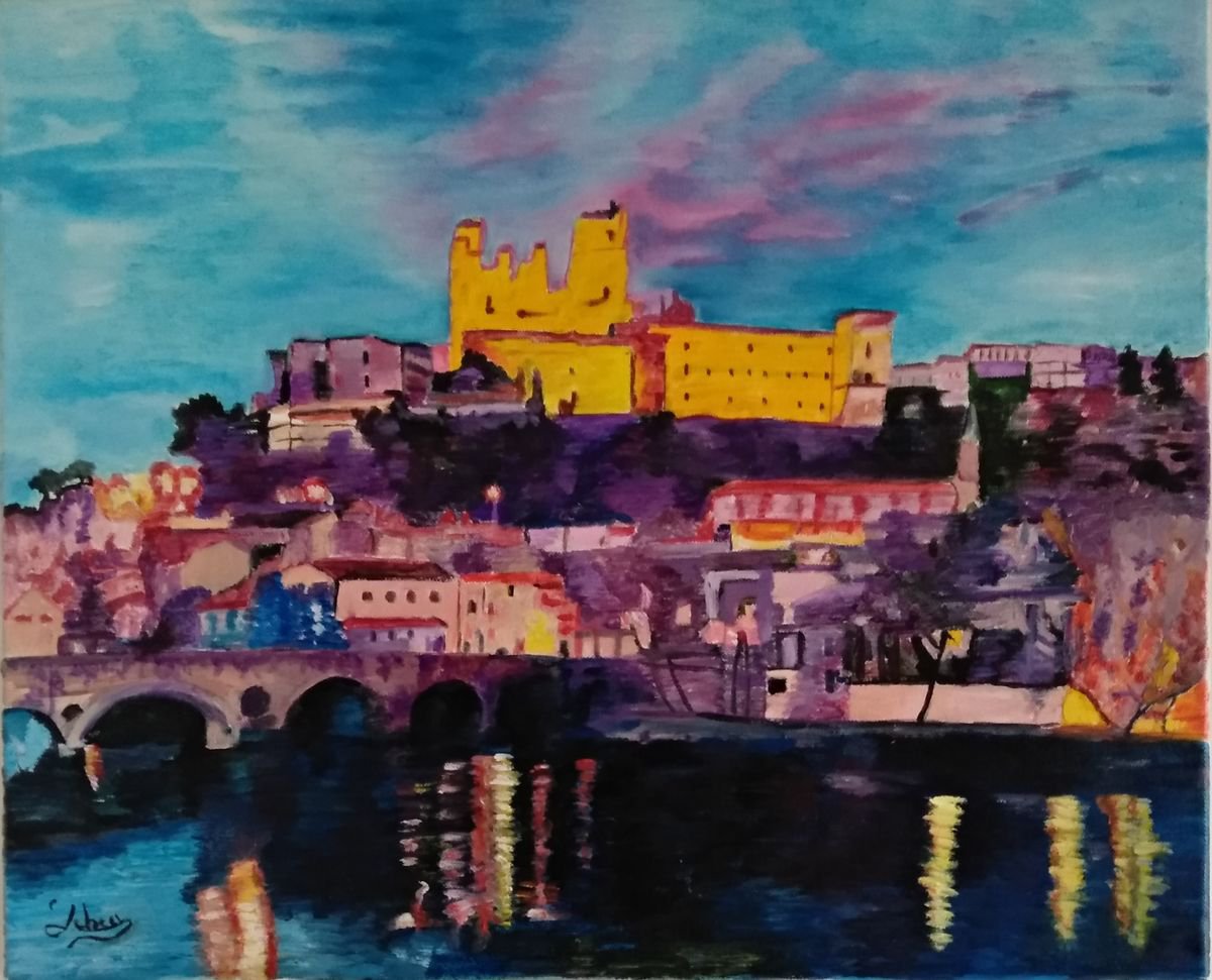 By night - city - cityscape by Isabelle Lucas