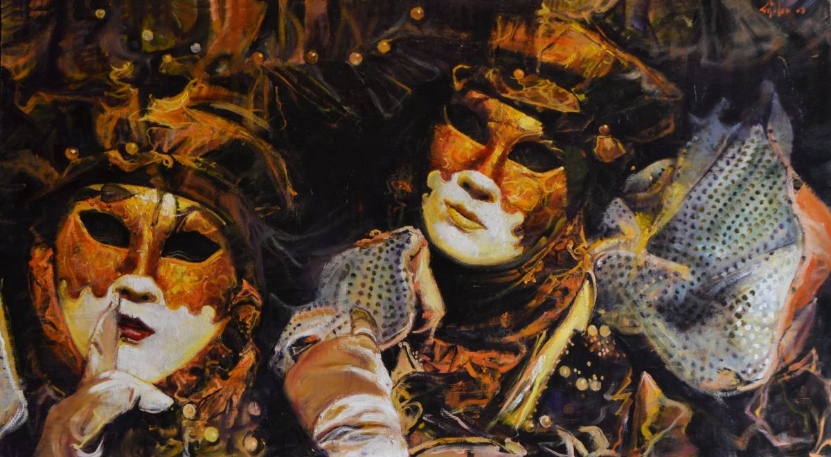 A Carnival Couple by Marco Ortolan