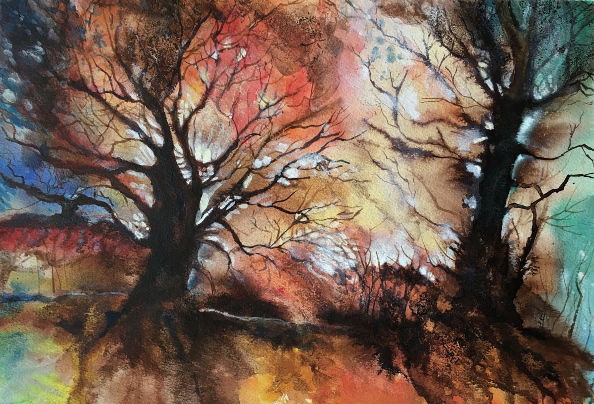 Autumn Colours 1 by Neeta Popat Kataria