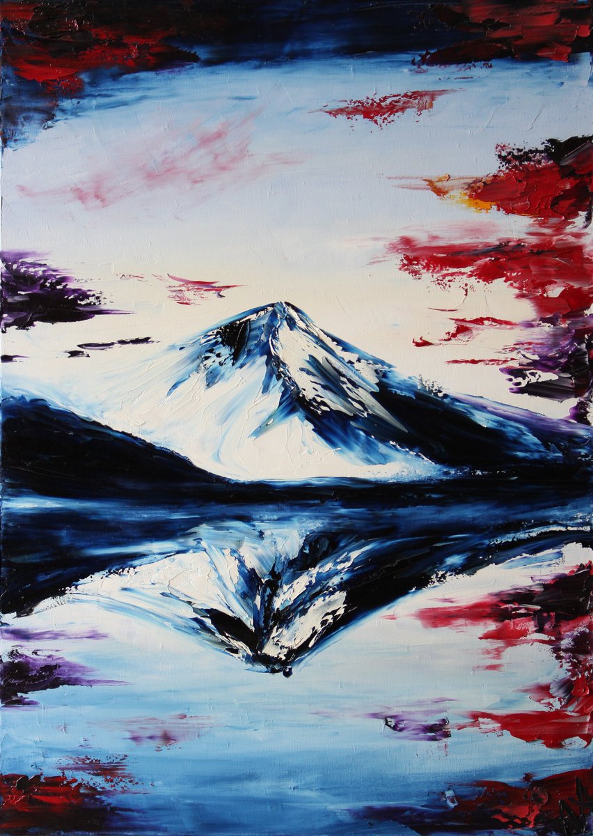 Mountains by Anastasiia Novitskaya
