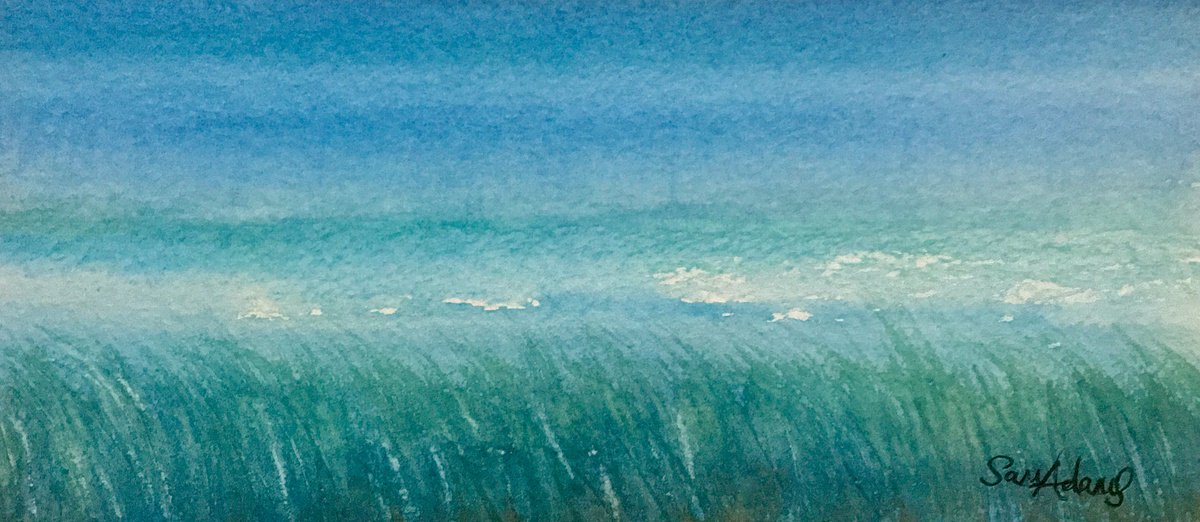Relaxing by the sea by Samantha Adams