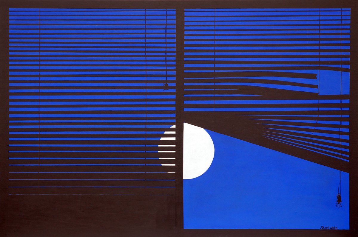 Moonlight Through The Blinds by Steve White