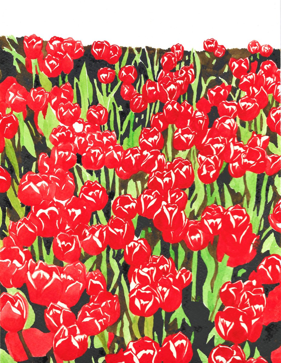 TULIP FEVER IV by Nives Palmic