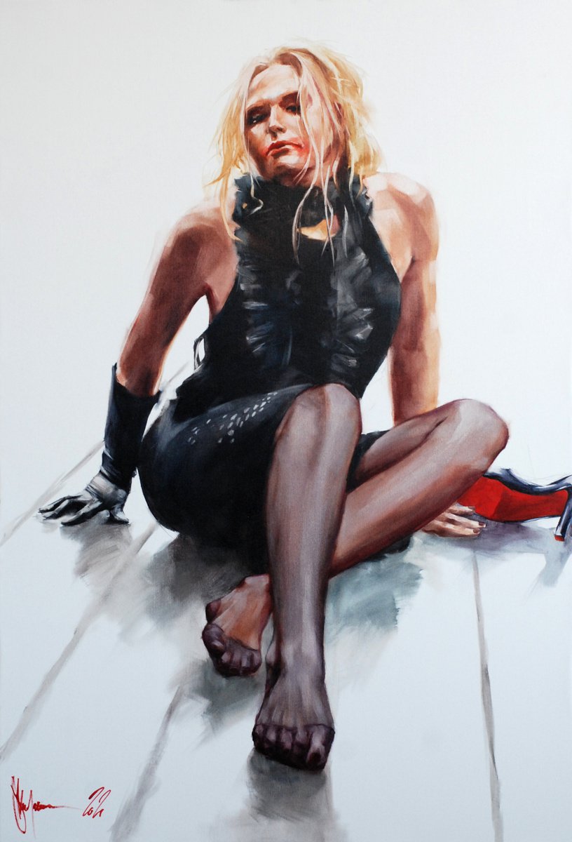Red lipstick. by Igor Shulman