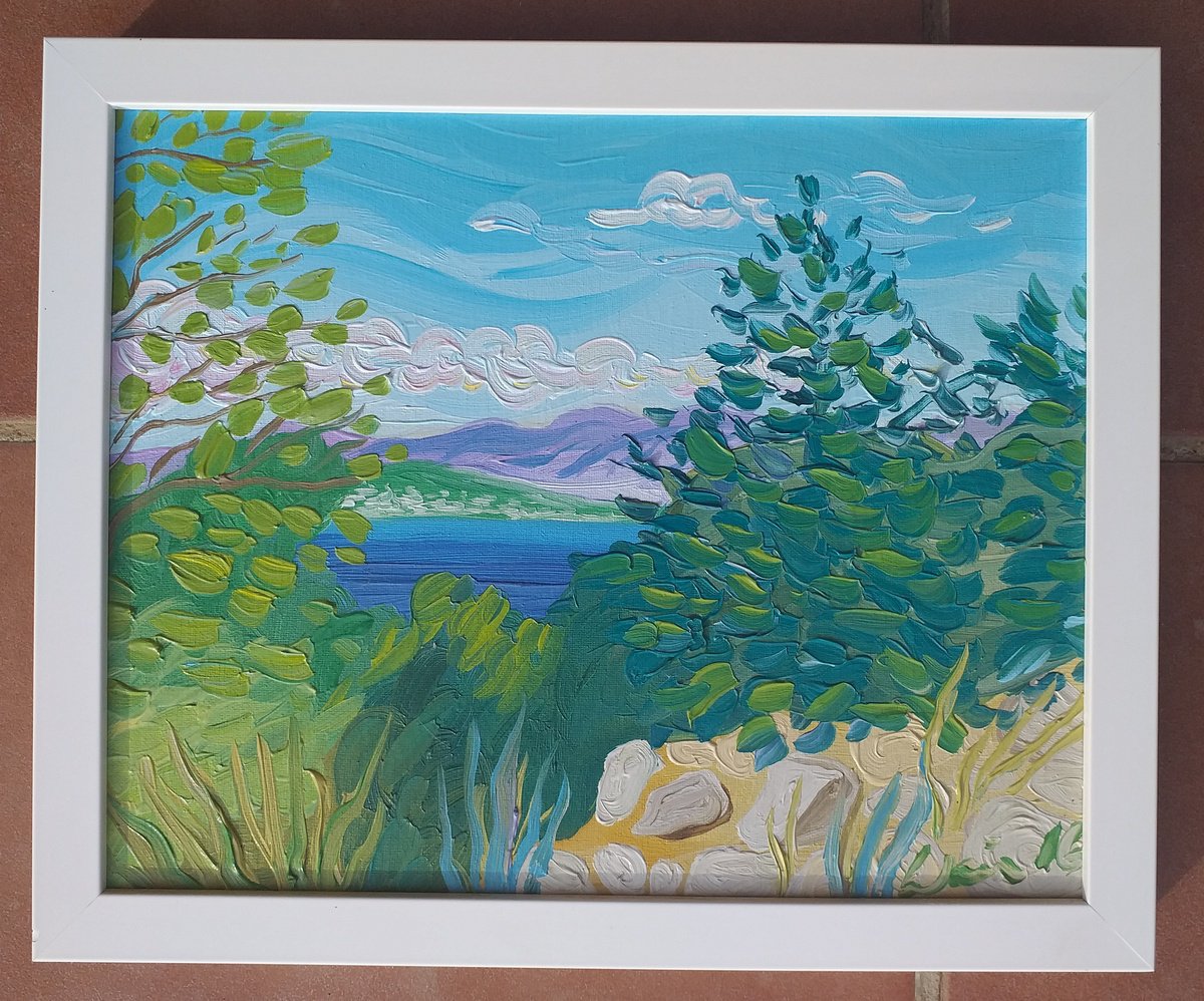 Looking towards Altea from Serra Gelada by Kirsty Wain