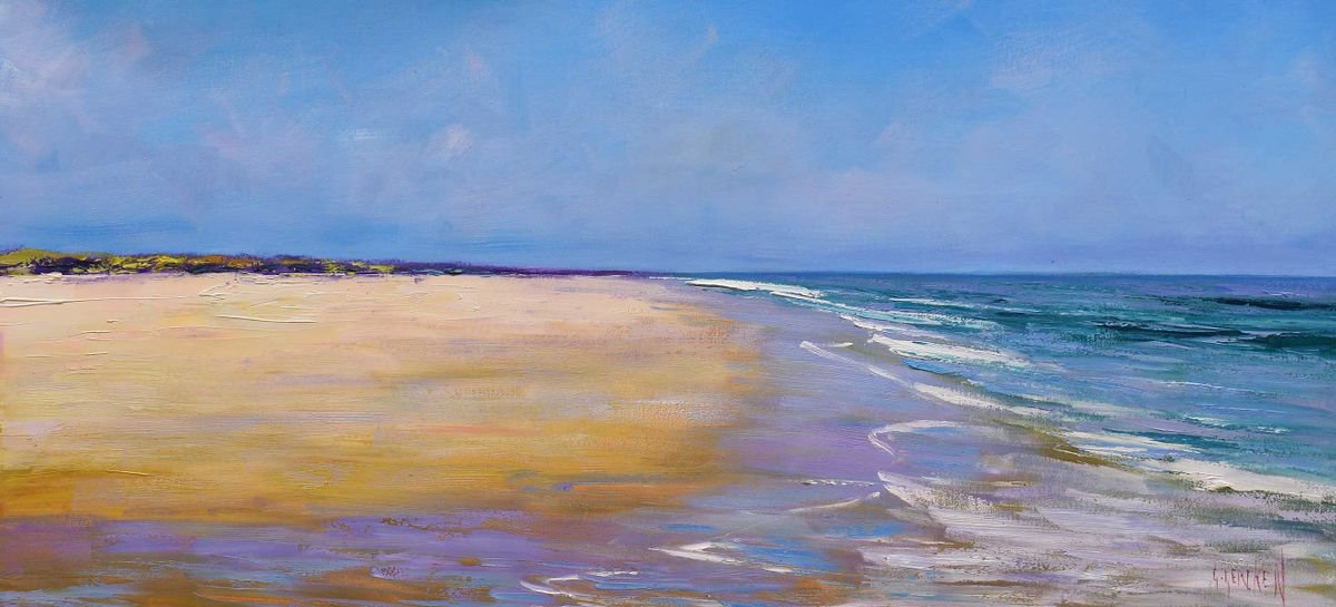 Sea sky and sand by Graham Gercken