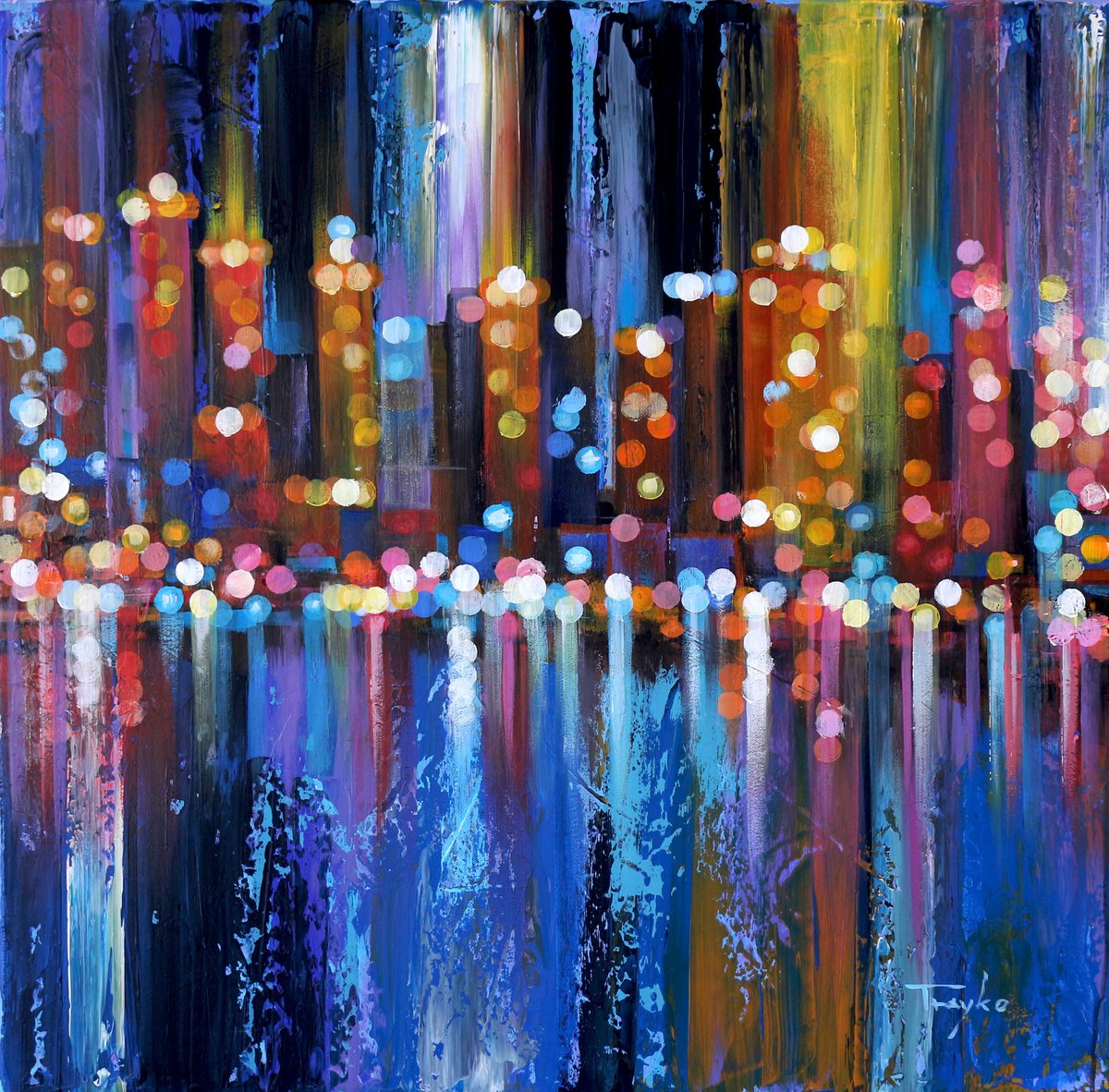 City Lights | Megapolis | Skyscrspers by Trayko Popov
