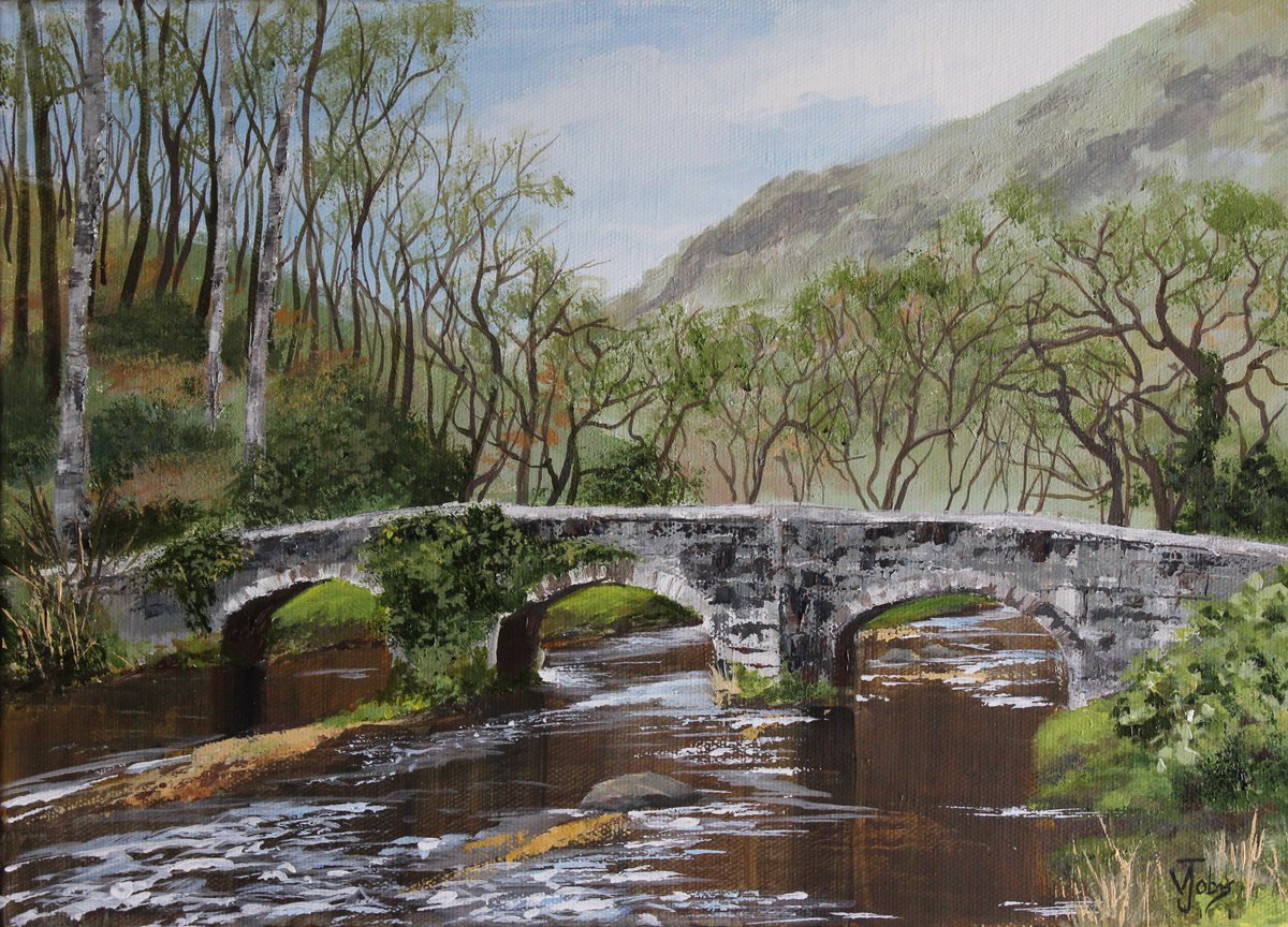 Fingle Bridge by Valerie Jobes