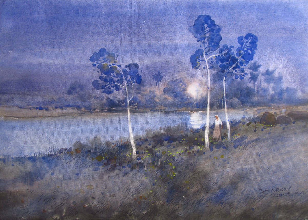 Moon light by Bhargavkumar Kulkarni