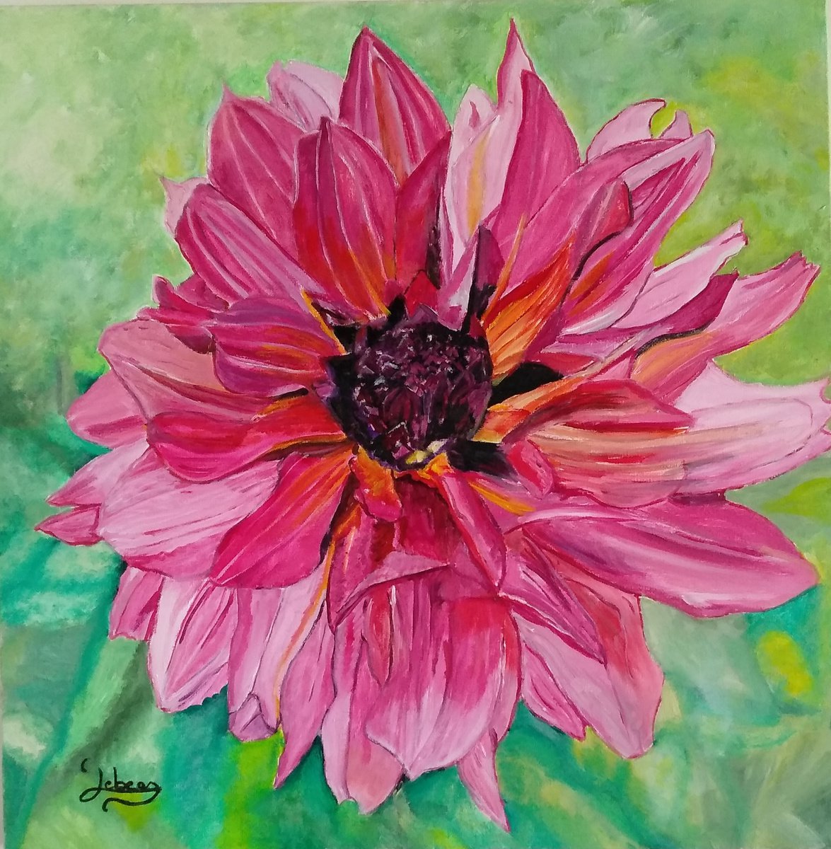 Dahlias by Isabelle Lucas