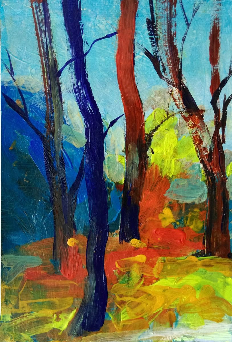 autumn landscape by Victoria Cozmolici
