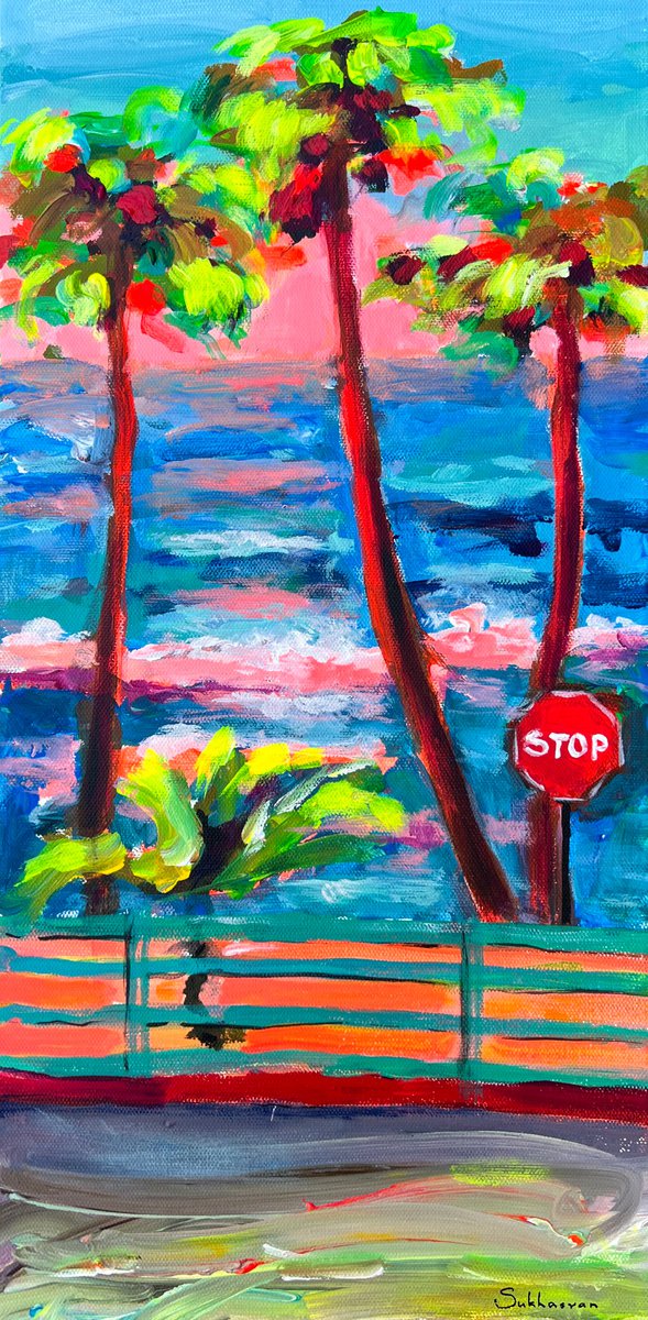 Manhattan Beach. California by Victoria Sukhasyan