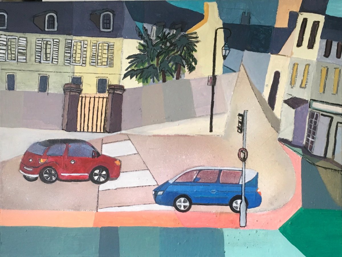 Behind the Bayeux Cathedral-1 by Chihiro Kinjo