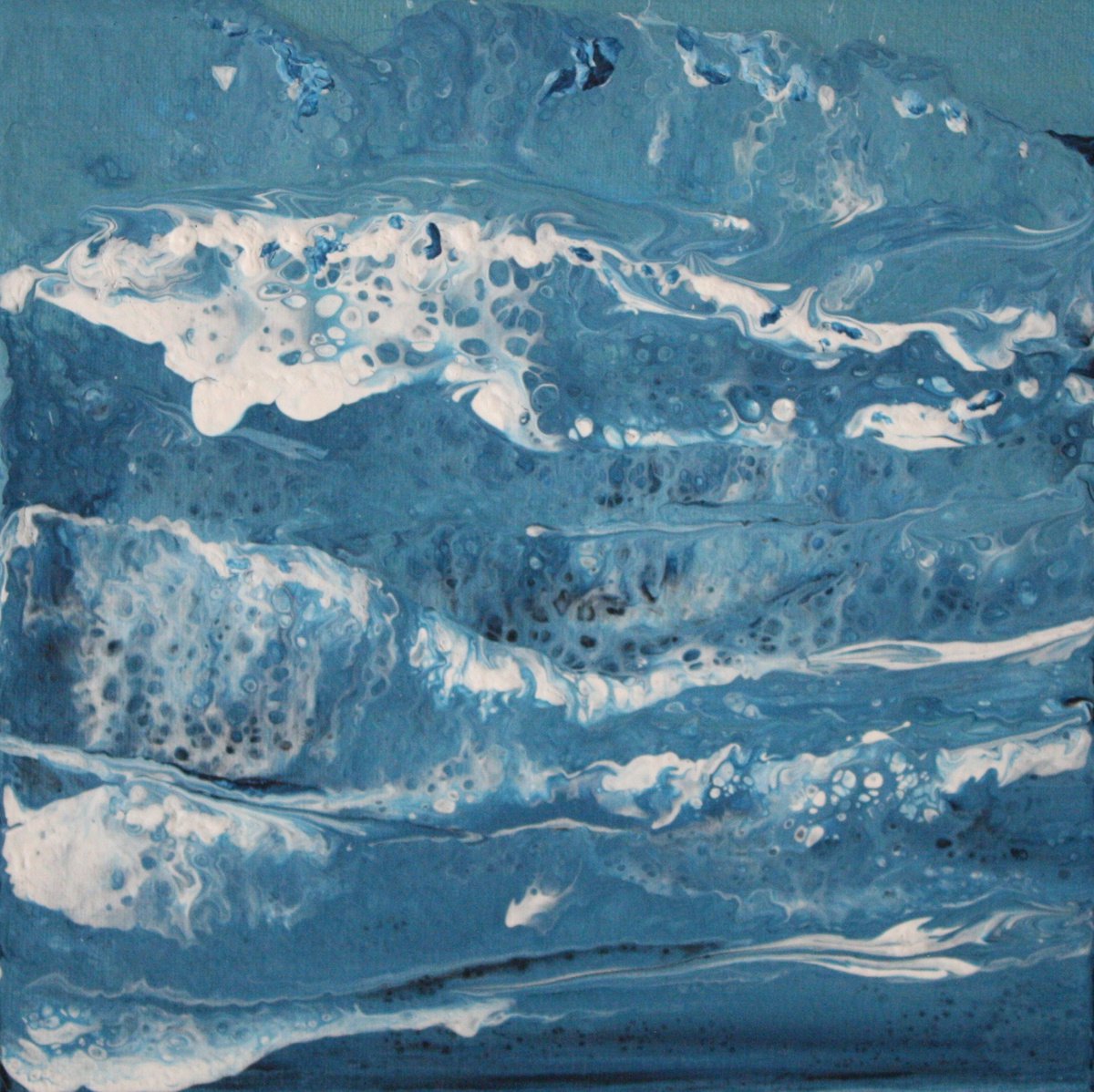 Bubbling Waves by Linda Monk