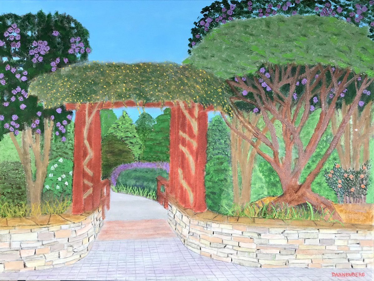 GARDEN PATHWAY by Leslie Dannenberg