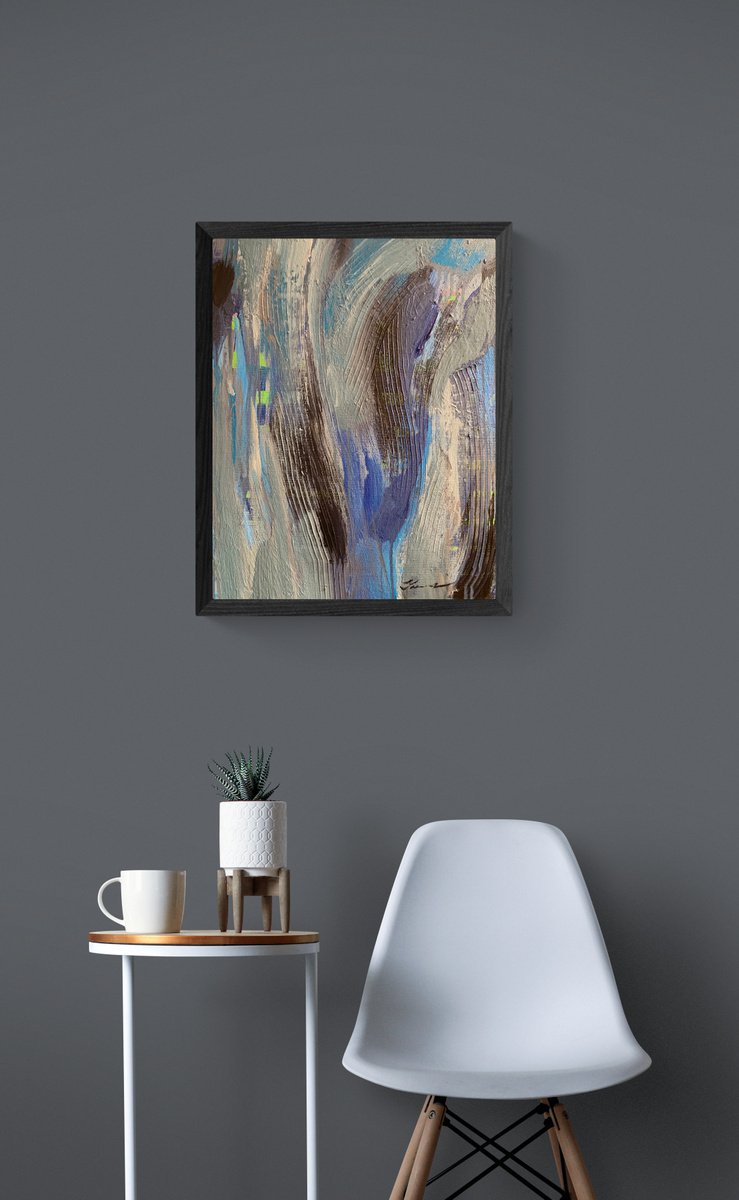 Abstraction - Sea - Abstract - Expressionist abstraction by Yaroslav Yasenev