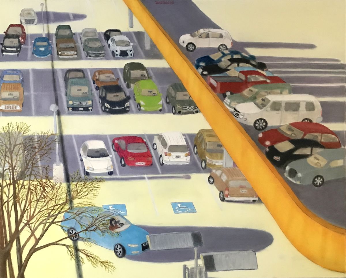 EARLY MORNING PARKING by Leslie Dannenberg