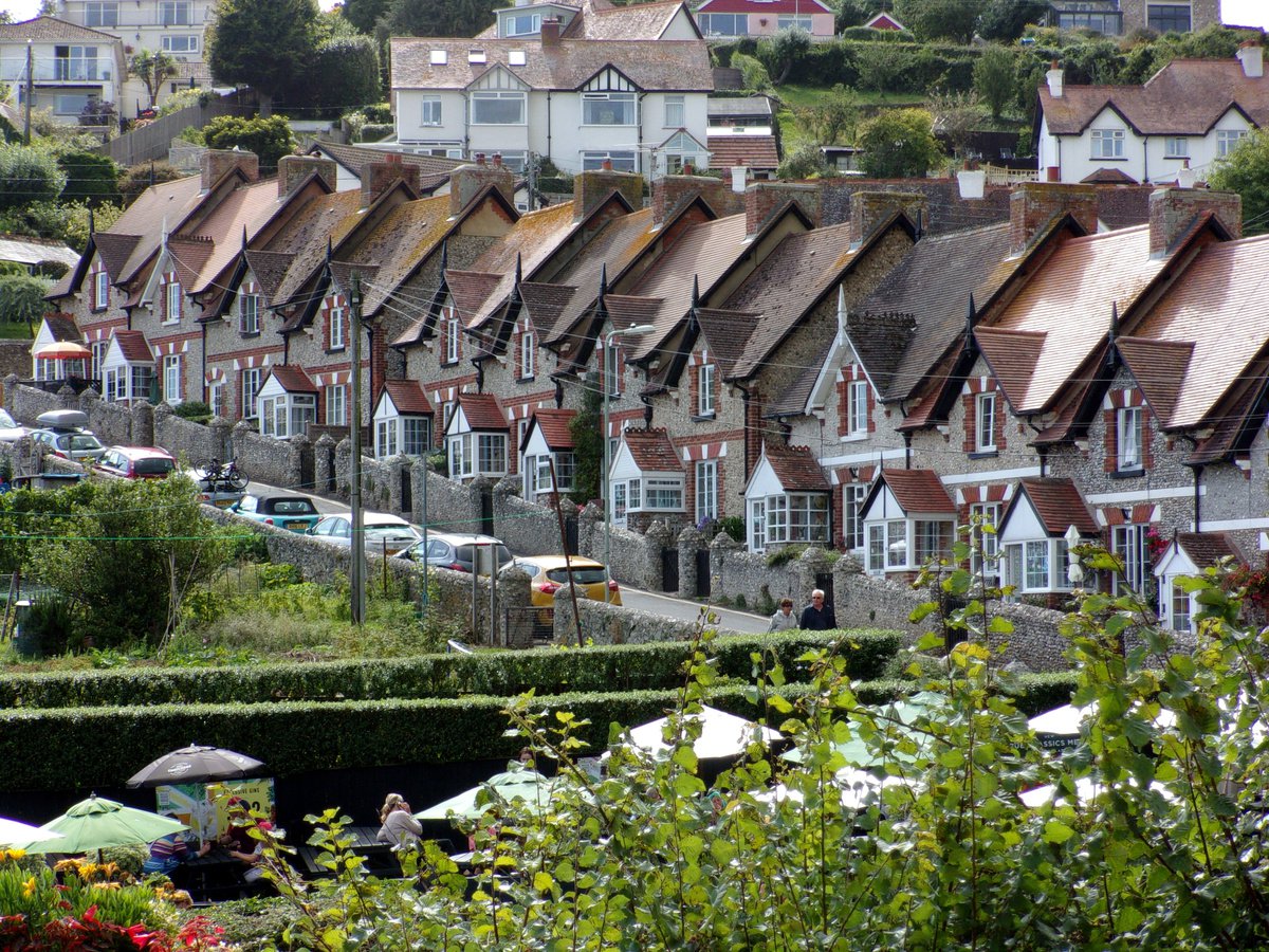 Beer cottages, Devon by Tim Saunders