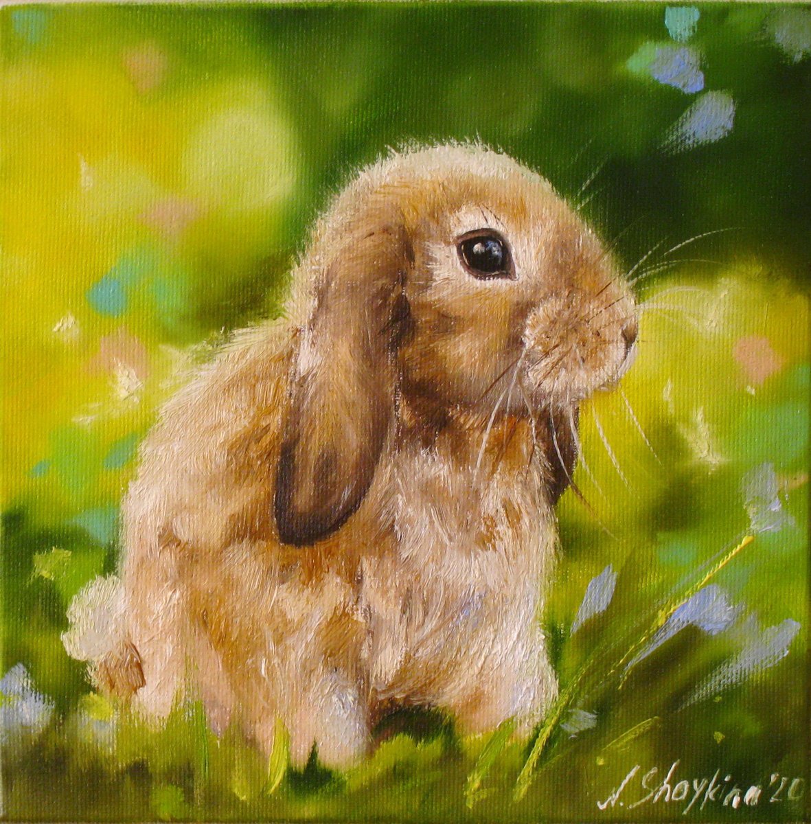 Cute Rabbit by Natalia Shaykina