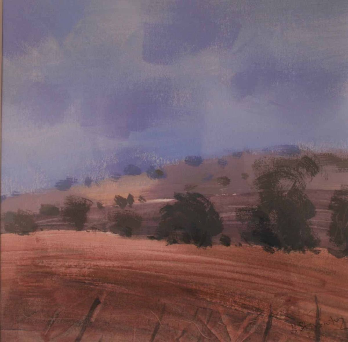Light on the hillside by Brian Steventon