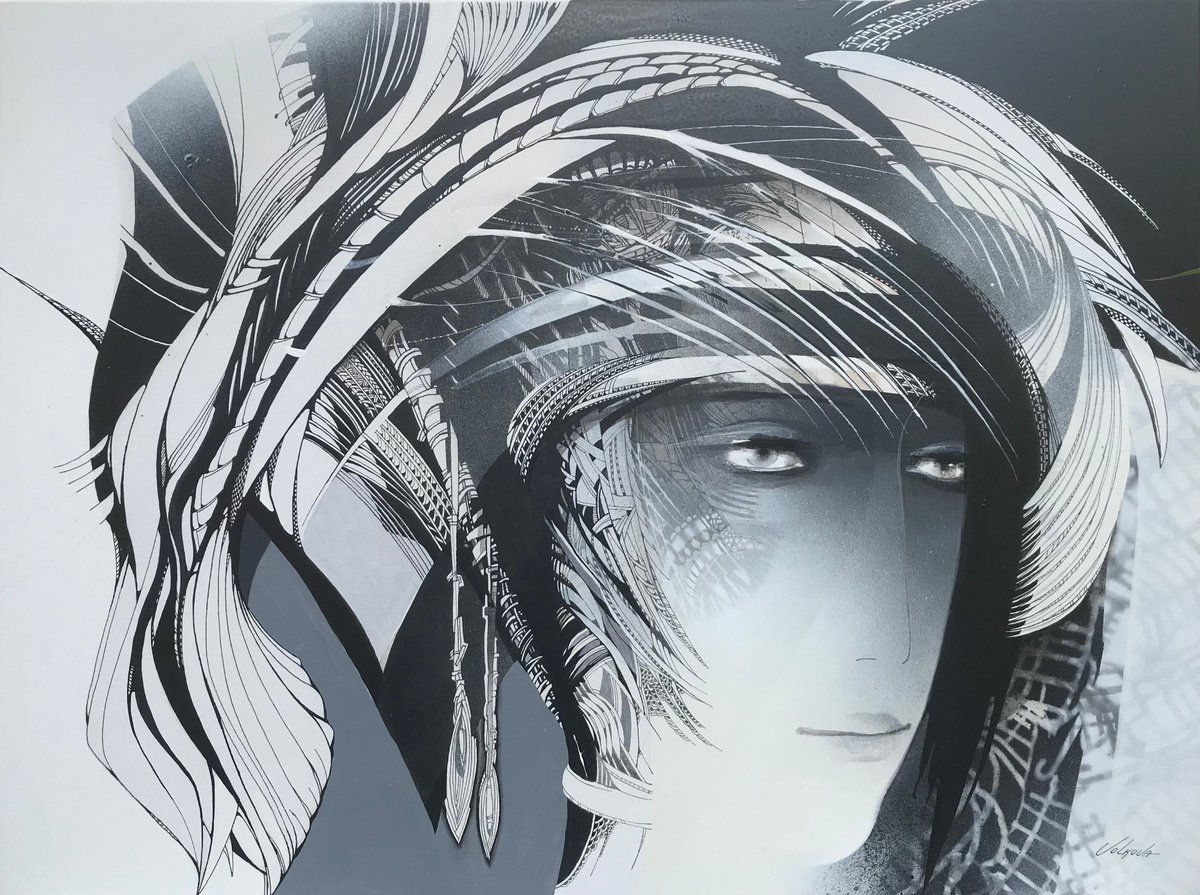 Silver whispering 1 by Marina Volkova