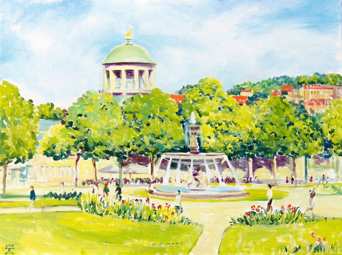 Stuttgart city view by Daria Galinski