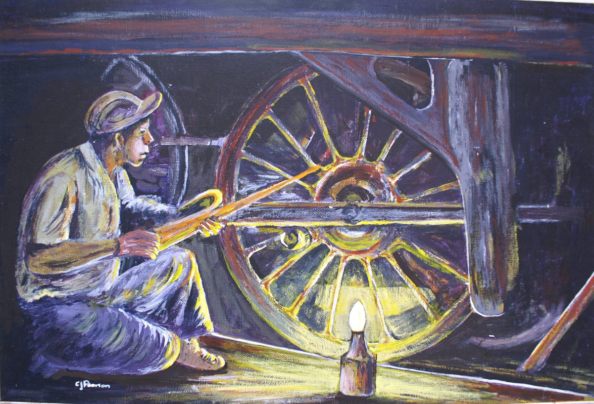 Locomotive maintenance by Chris Pearson