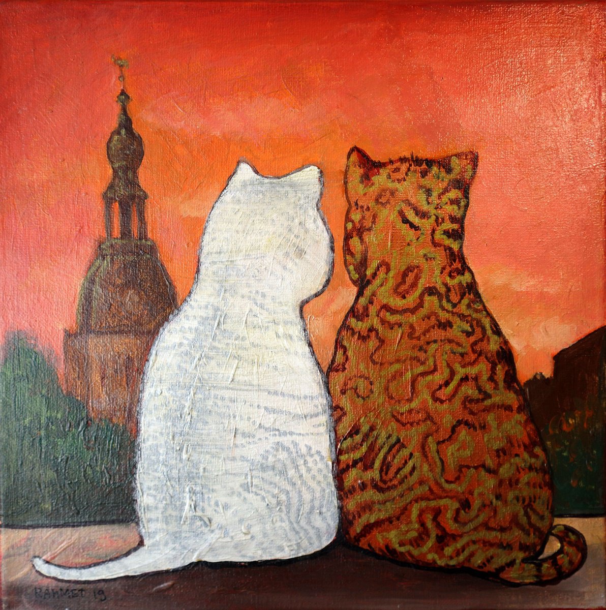 At Sunset. by Rakhmet Redzhepov