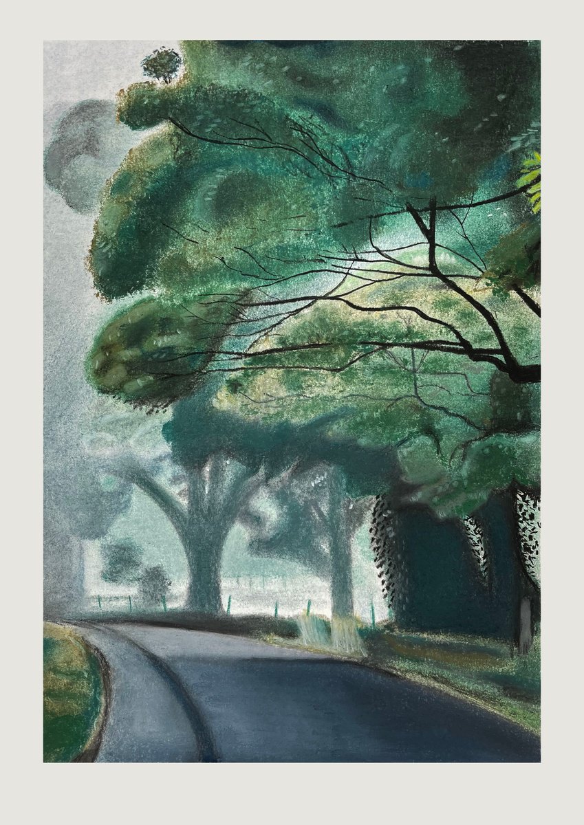 Mist on Cottage Lane by Oli Mumby