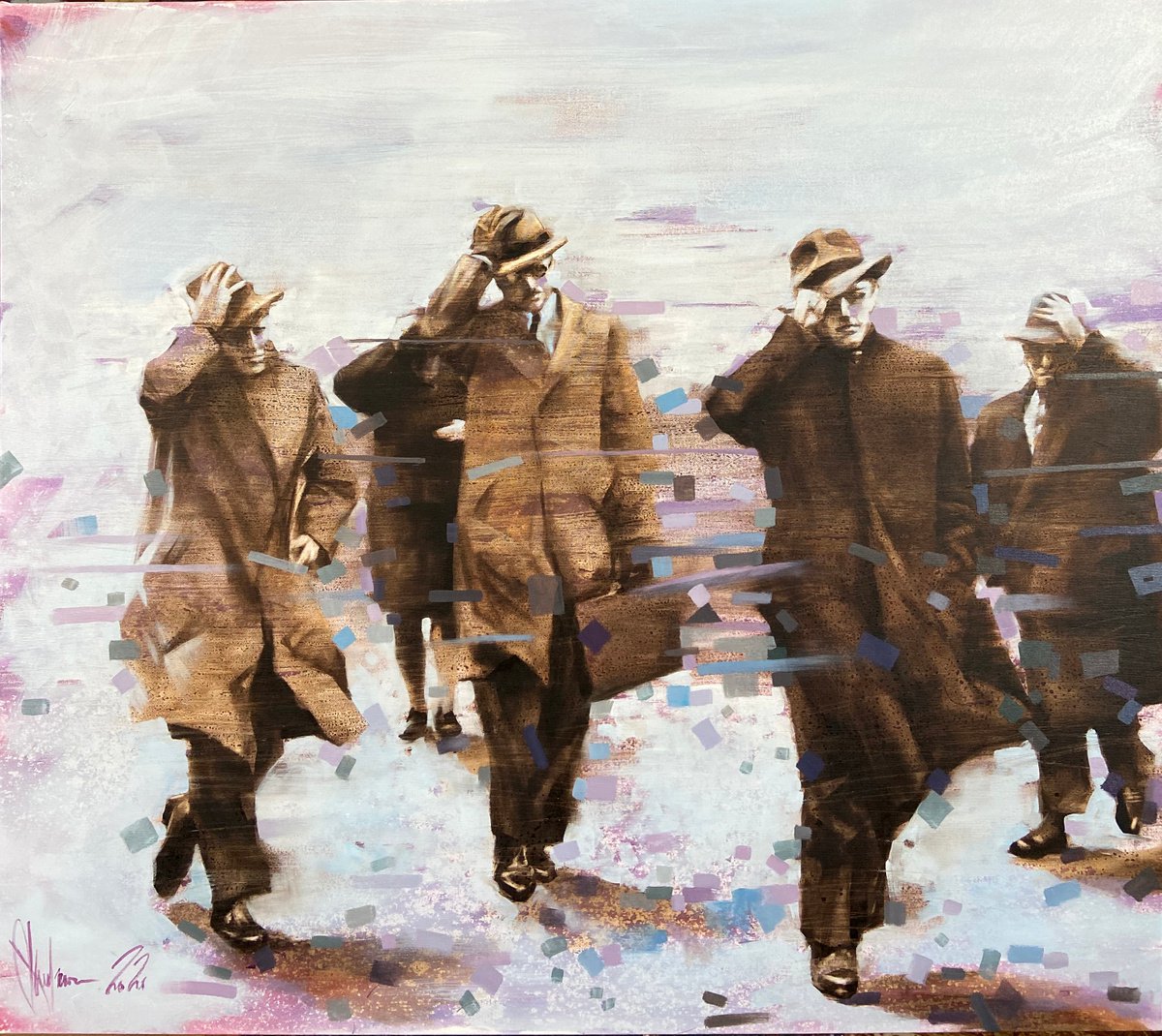 Wind in the city. Retro version. by Igor Shulman