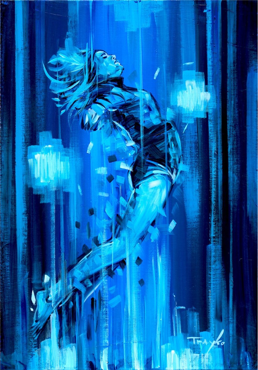 Dive into the Blue. Swimming. by Trayko Popov