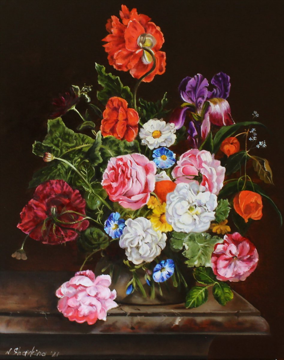 Dutch Still Life Painting by Natalia Shaykina